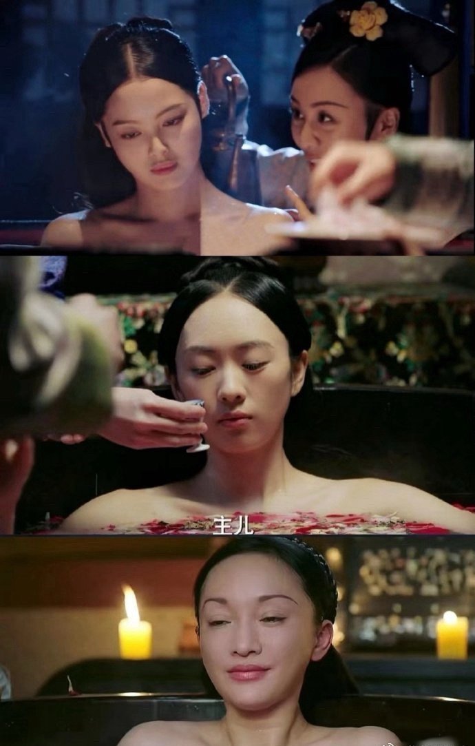 如懿传中这么多洗澡镜头，偏偏如懿的最奇怪 