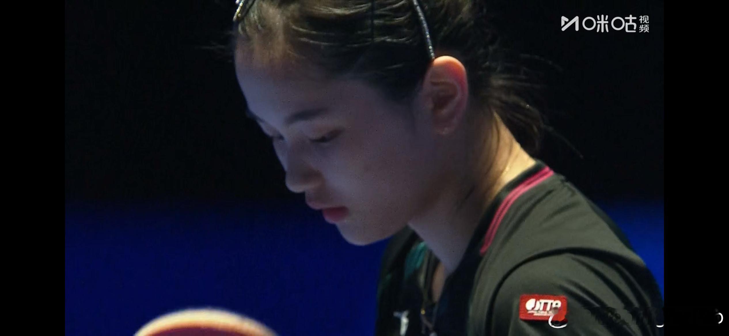 海口亚洲杯女单小组赛第二轮：🇯🇵张本美和3比1金娜英🇰🇷（9-11，11