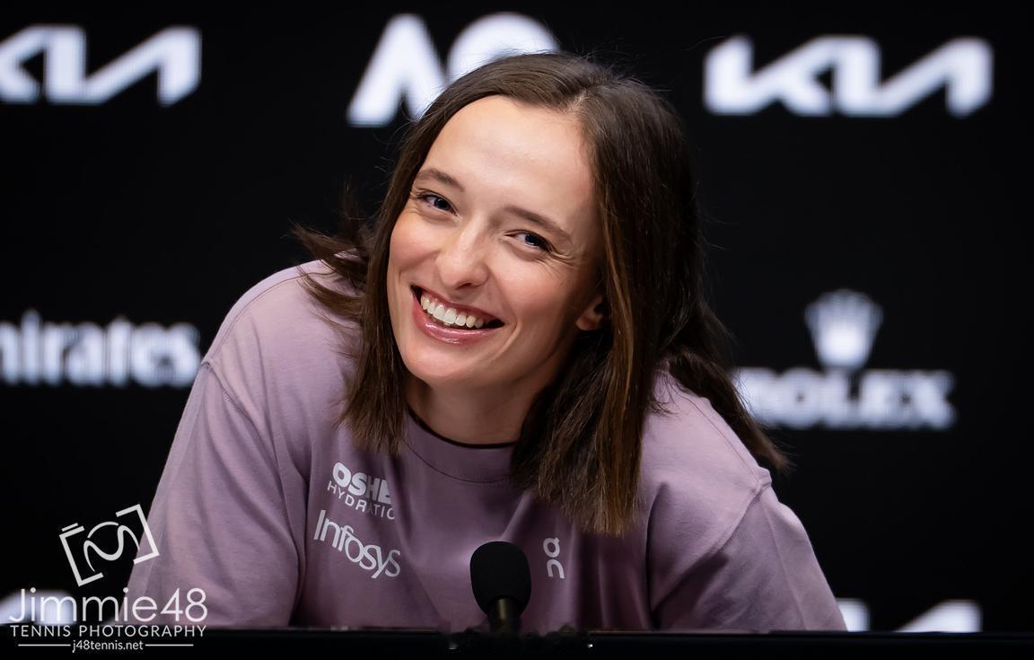 柯林斯被问哪些大牌球员澳网可能过早淘汰，对此她认为，斯瓦泰克有可能前两轮被淘汰。