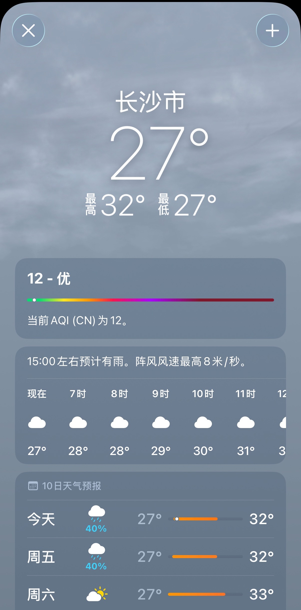 我其实是出去避暑的