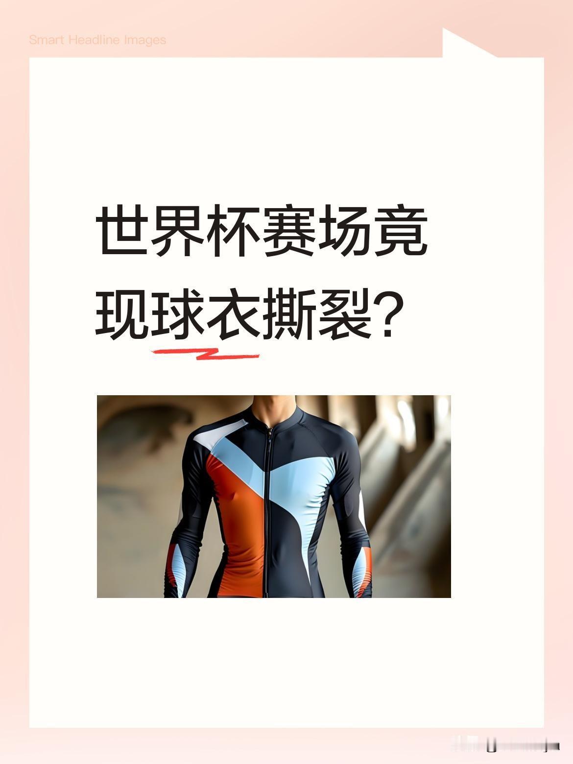世界杯赛场竟现球衣撕裂？
今天摩洛哥对荷兰的1/16决赛中，第14分钟出现有趣一