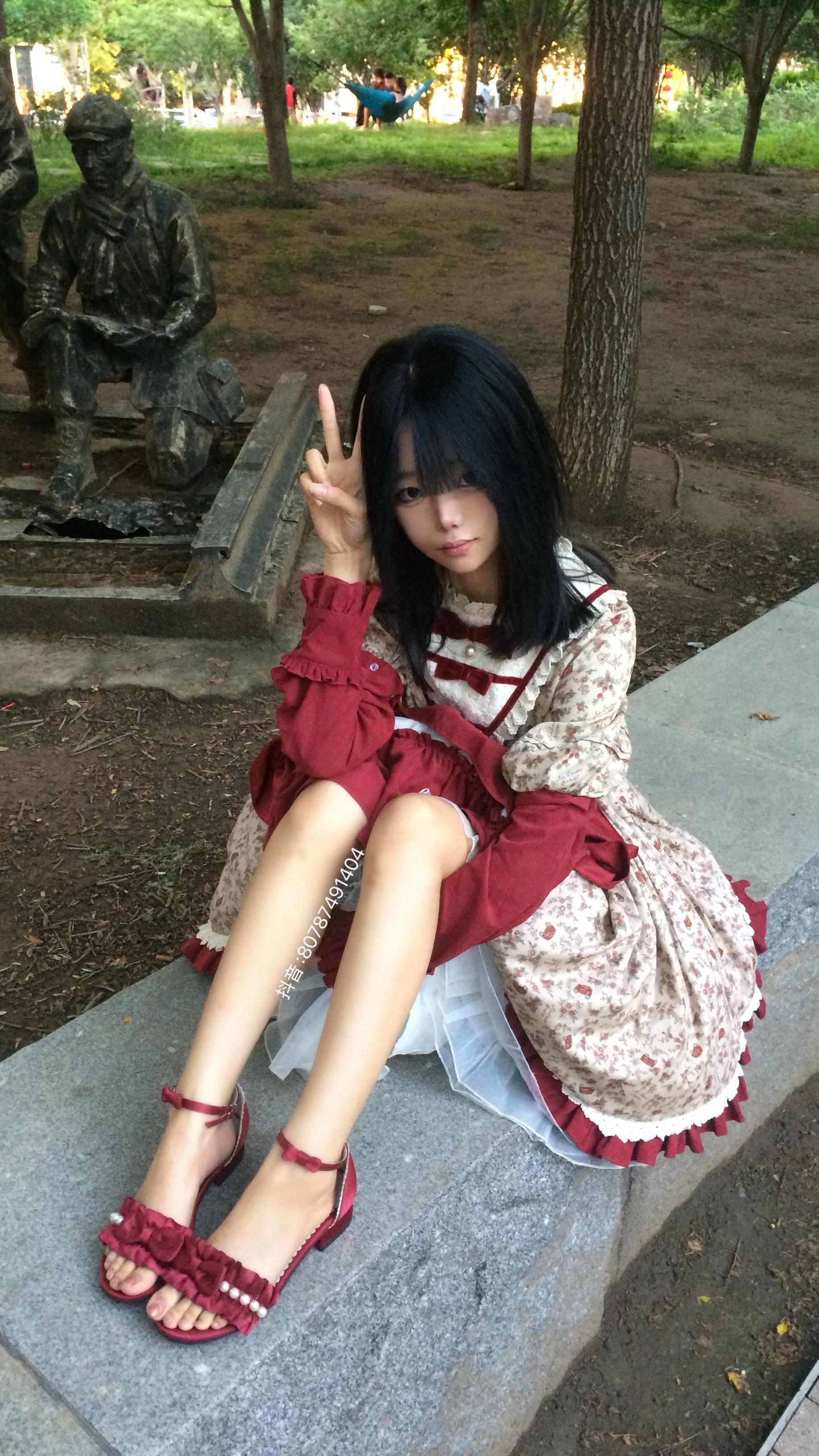 lolita外景 洛丽塔随拍 洛丽塔甜妹 洛丽塔鞋安利 洛丽塔与自然