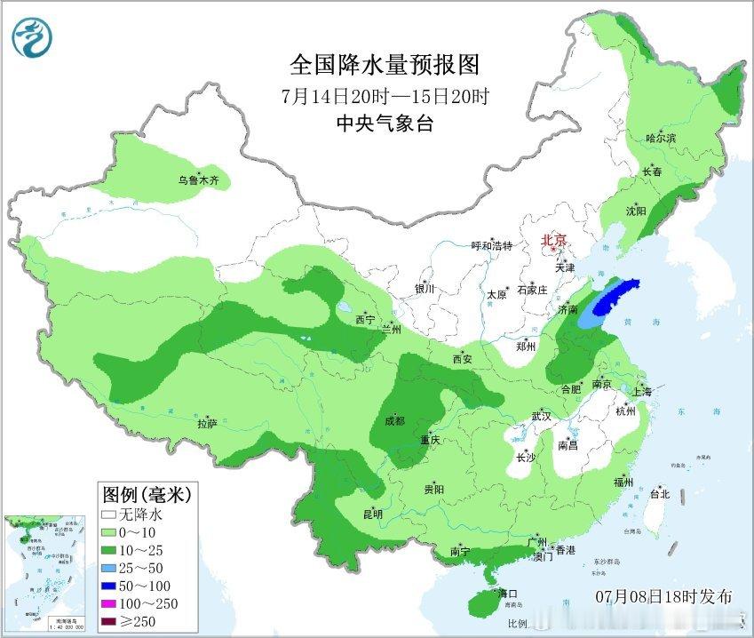 【强降雨】昨天到今晨，我国南方降雨总体减弱，云南广西广东等地因为季风气流北上拐弯