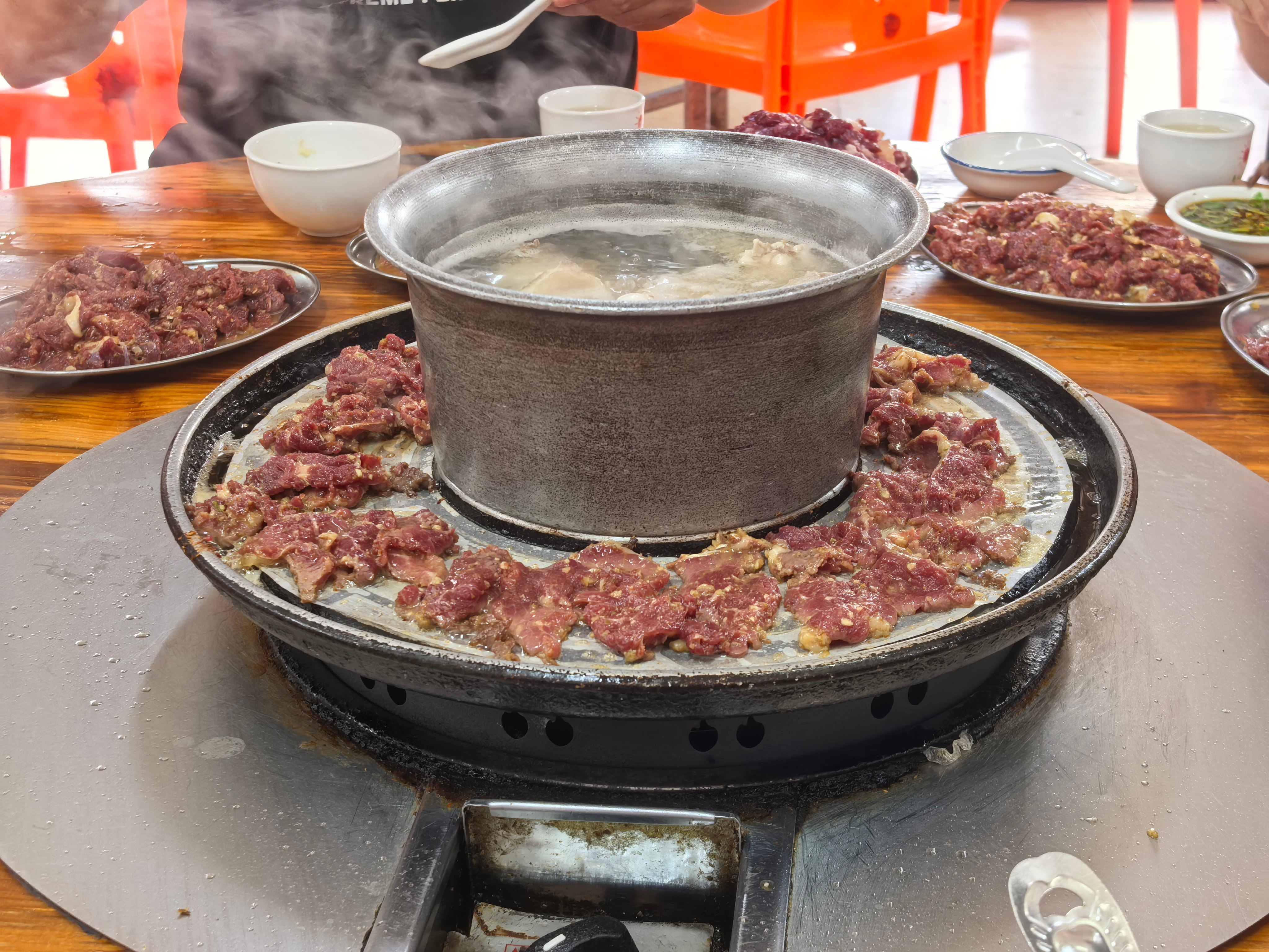 每年寒暑假都来吃一次仙沟牛肉 定安