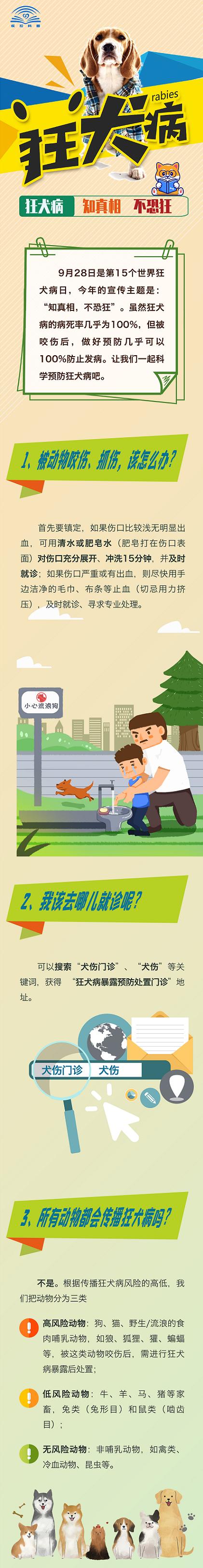 狂犬病 今天是世界狂犬病日！中疾控提醒：知真相，不恐狂