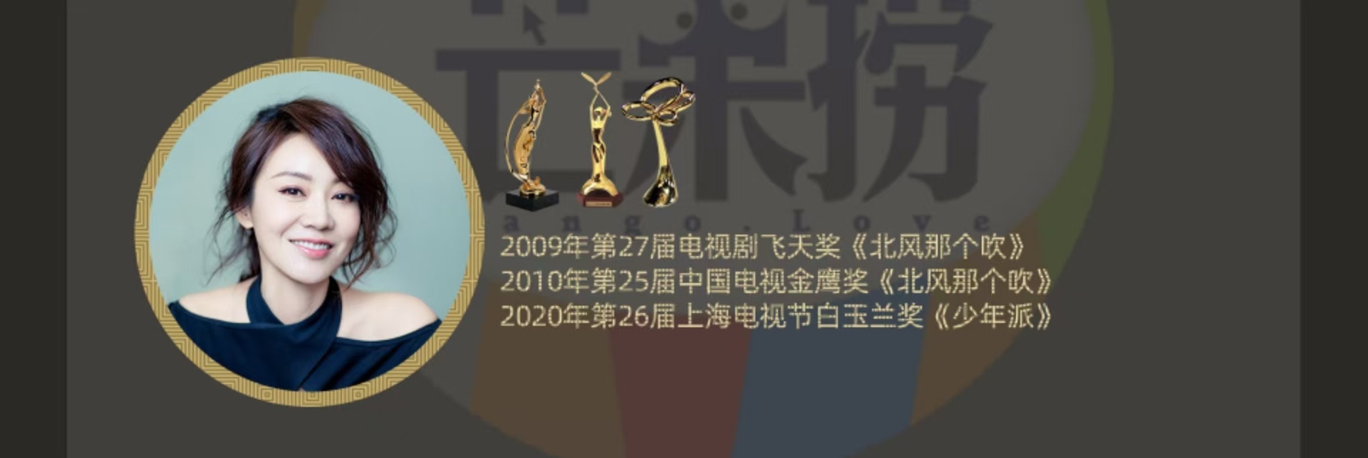 原来闫妮早就大满贯了 都来看闫妮！《北风那个吹》飞天、金鹰，《少年派》白玉兰，《