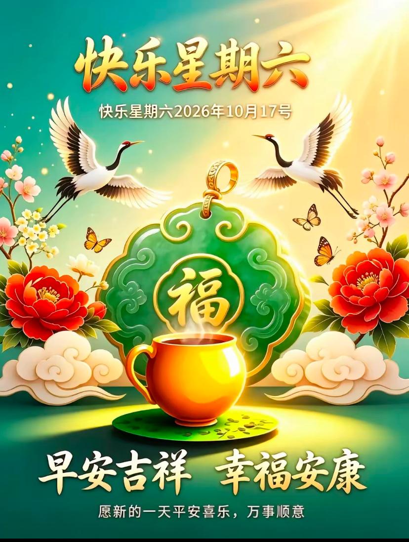 [福]2026./10月17日，天高云淡，秋光正好，疗愈世间奔忙[福]

🍁?