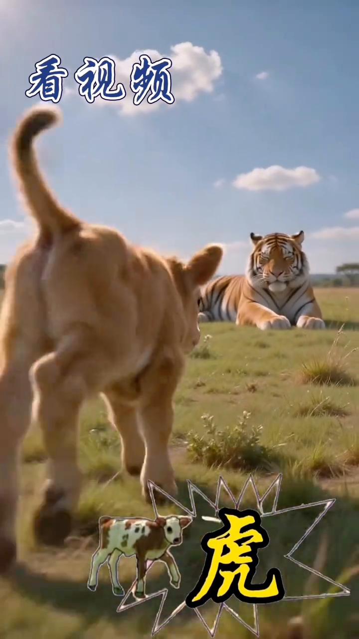 看视频猜成语。
虎。