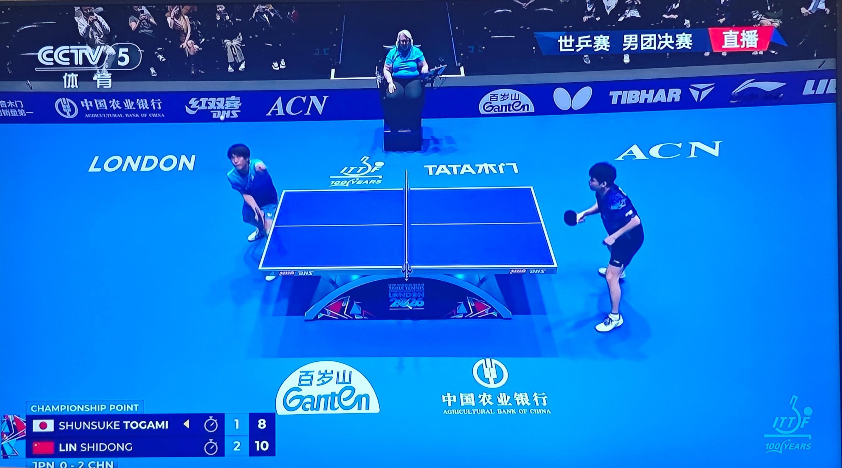中国男团vs日本开赛时我感觉，0:3和3:0都可能。现在是最好的3:0！日本队真