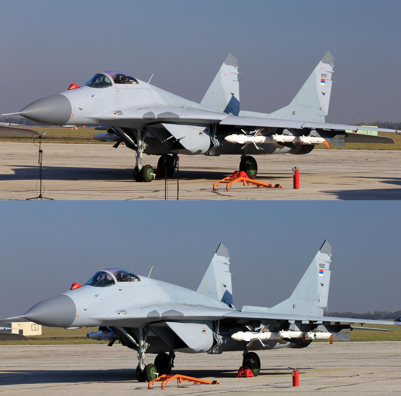 米格-29 9.12 和 9.13 的区别 ​​​