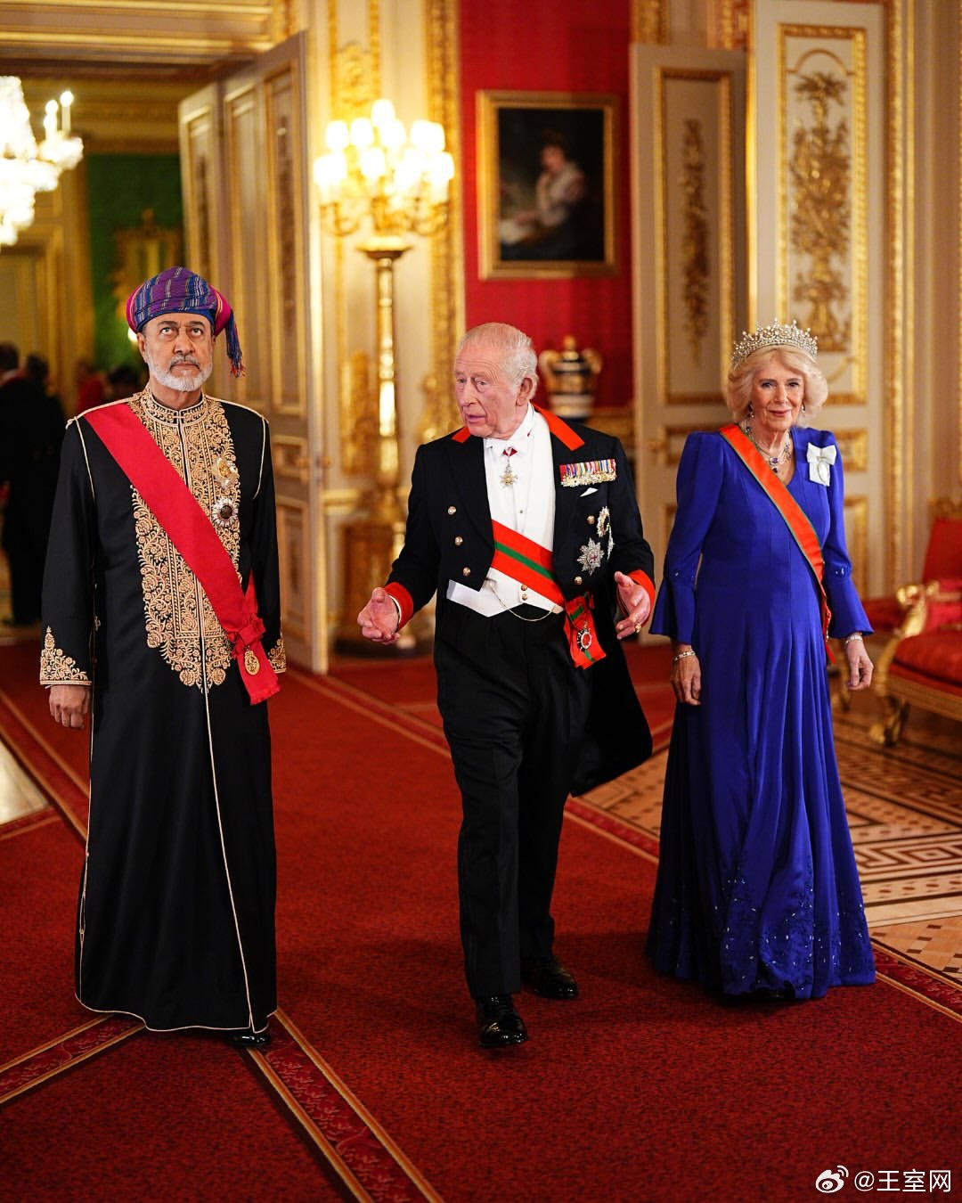 英国王室 🇬🇧🇴🇲10月20日，卡米拉王后在阿曼苏丹海赛姆·本·塔里克·