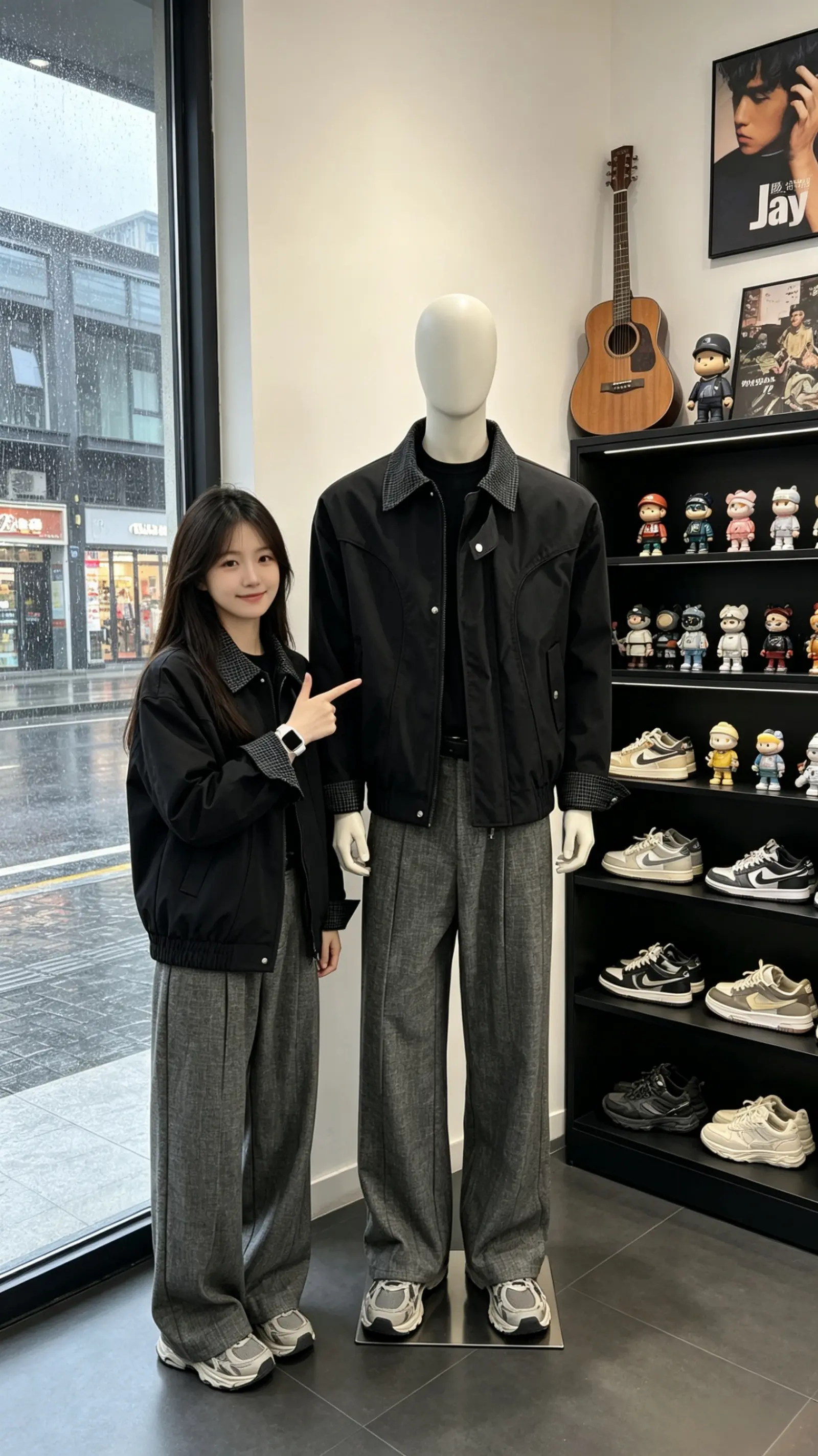 女朋友选的秋天第一件夹克！