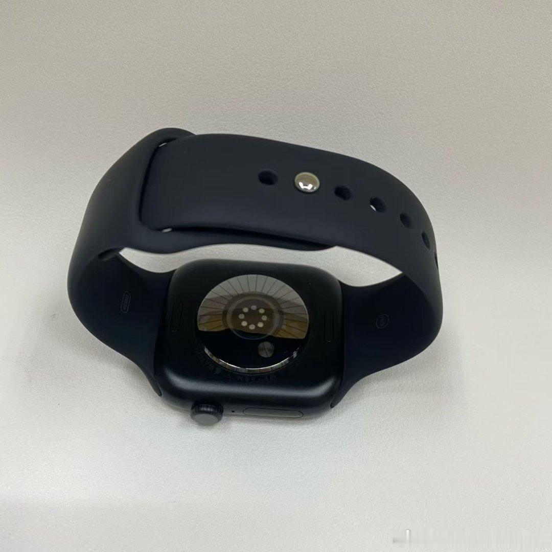 最新款！苹果手表S12国行基础版黑色46mm，外观99新带全套，电池100%售后