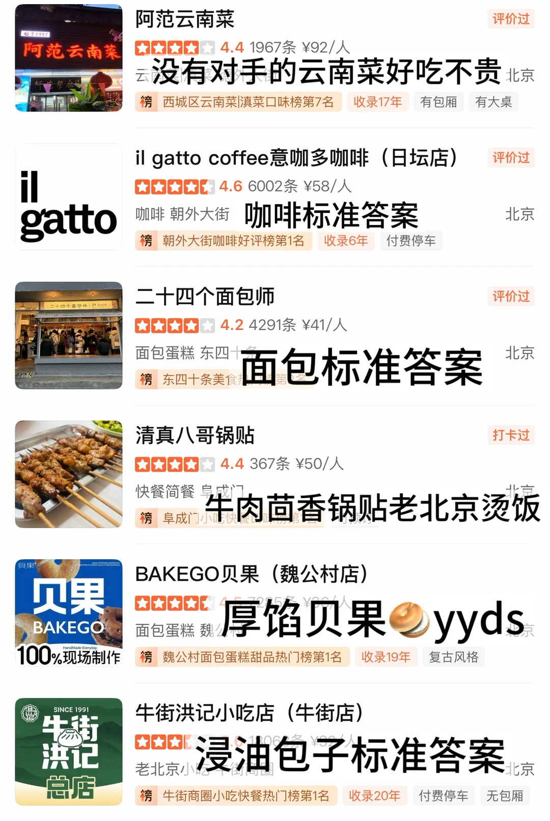 我心目中的北京必吃榜（24家）