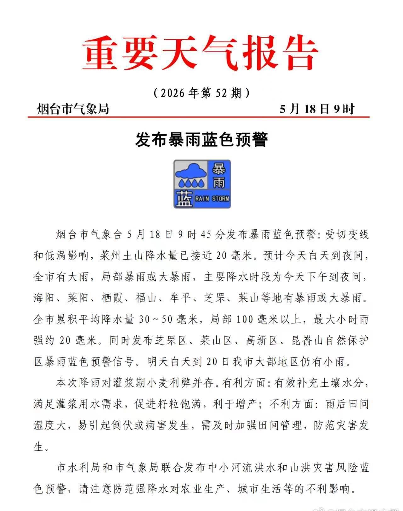 暴雨即将来袭 ​​​