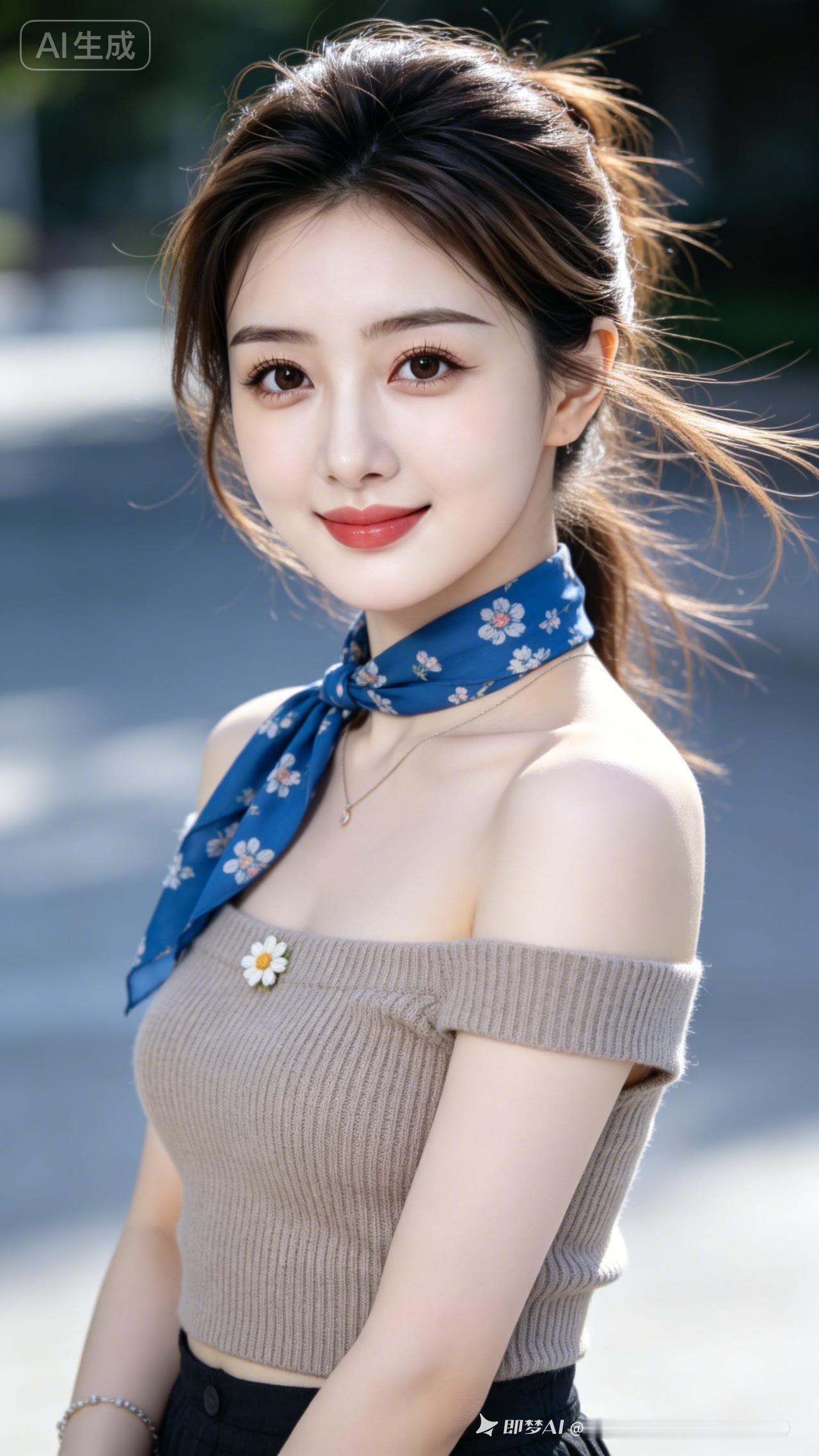 这个女生看起来好温柔啊！温婉大方的女生 才貌双全你赞同吗？