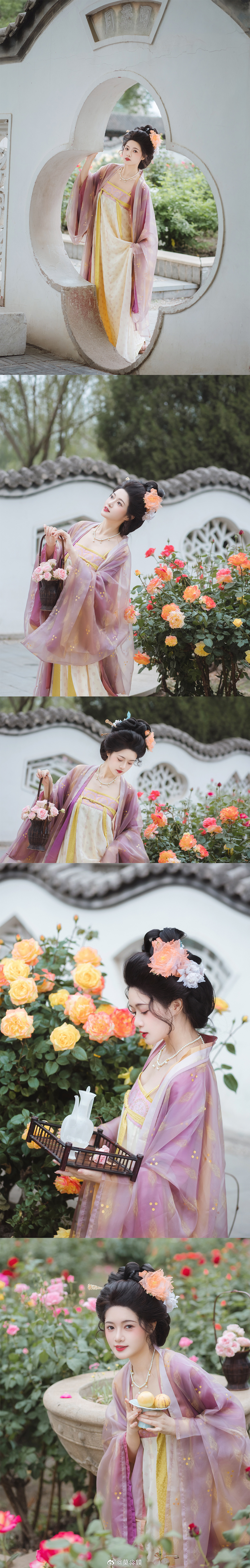 用相机绘一场梦古风 【月季】🌹花落花开无间断，春来春去不相关。牡丹最贵惟春晚，