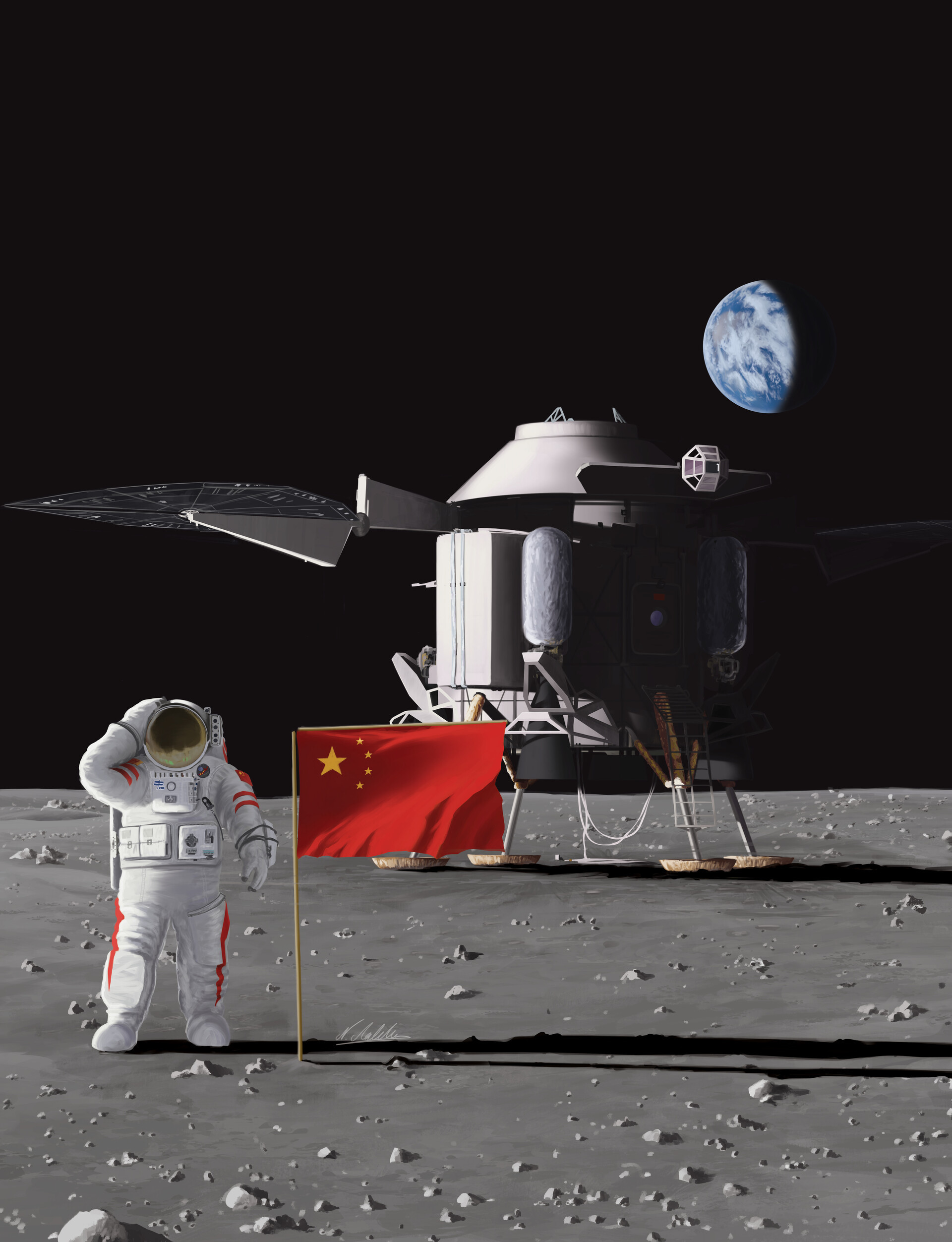 法国插画师nikausse的作品，部分是为SPACE International
