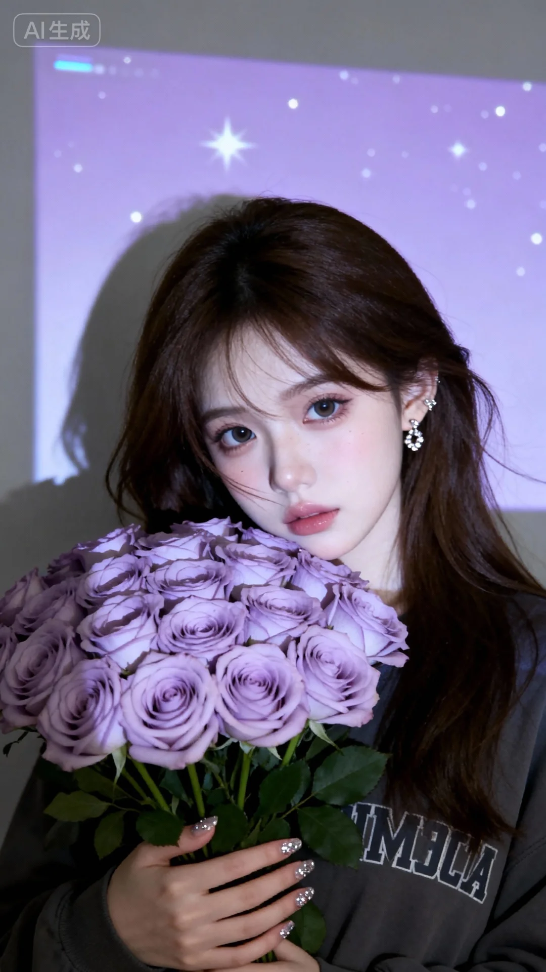 随手一拍的快照，低像素，胶片，氛围感滤镜，网感头像，整体色调低饱和莫兰迪，这张充