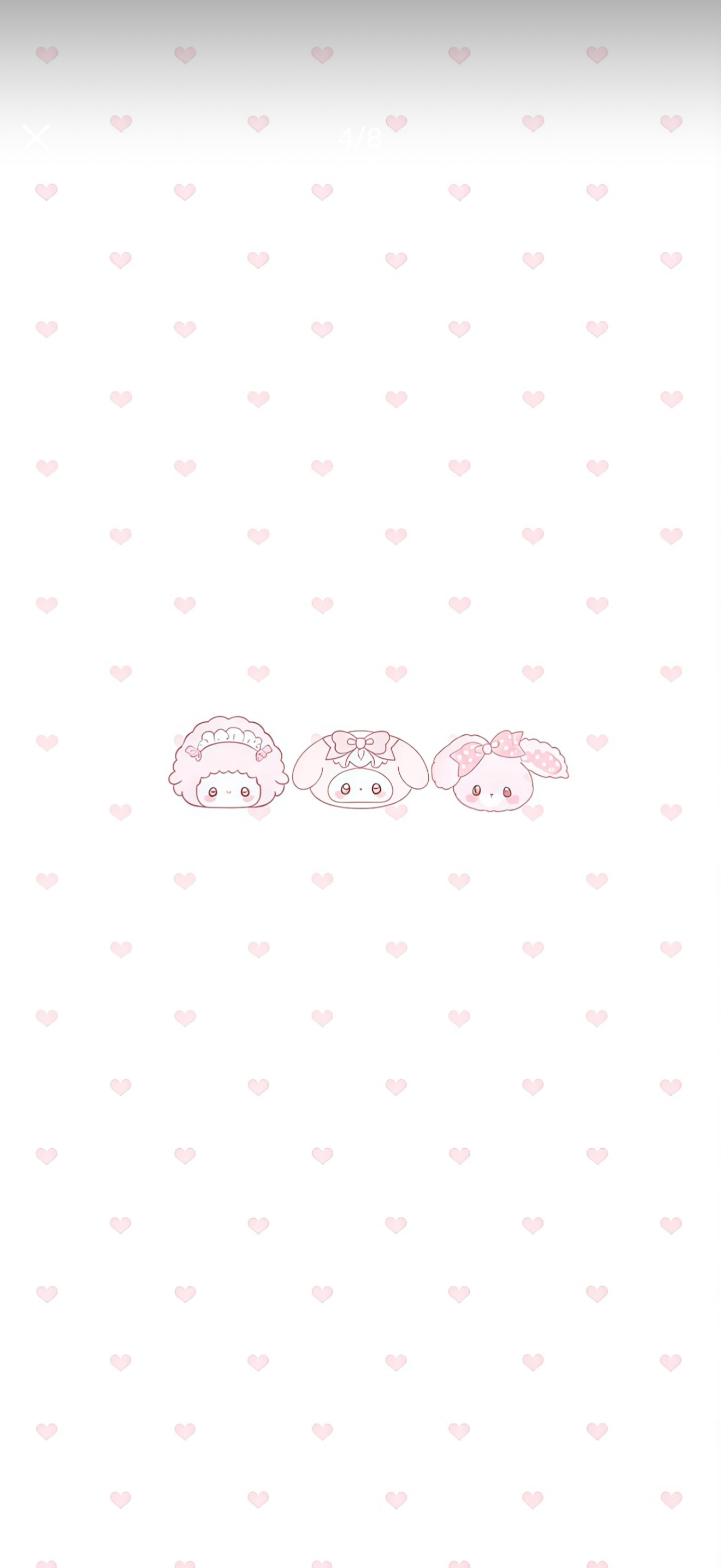 少女心平铺聊天背景图 