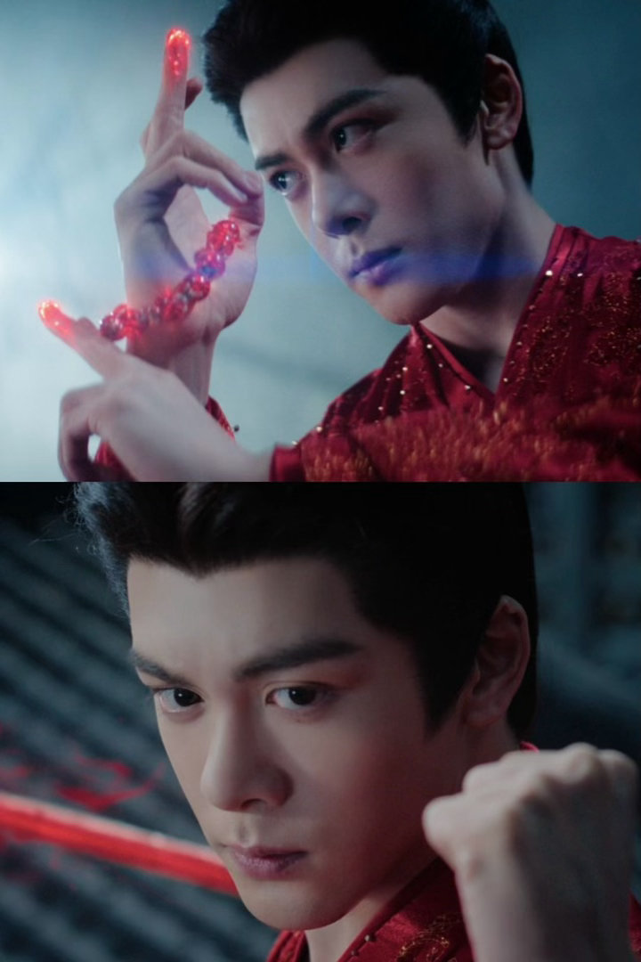 曾舜晞月鳞绮纪出场镜头等了这么久，终于等到曾舜晞的武拾光！斗笠下那个抬眸，瞬间把