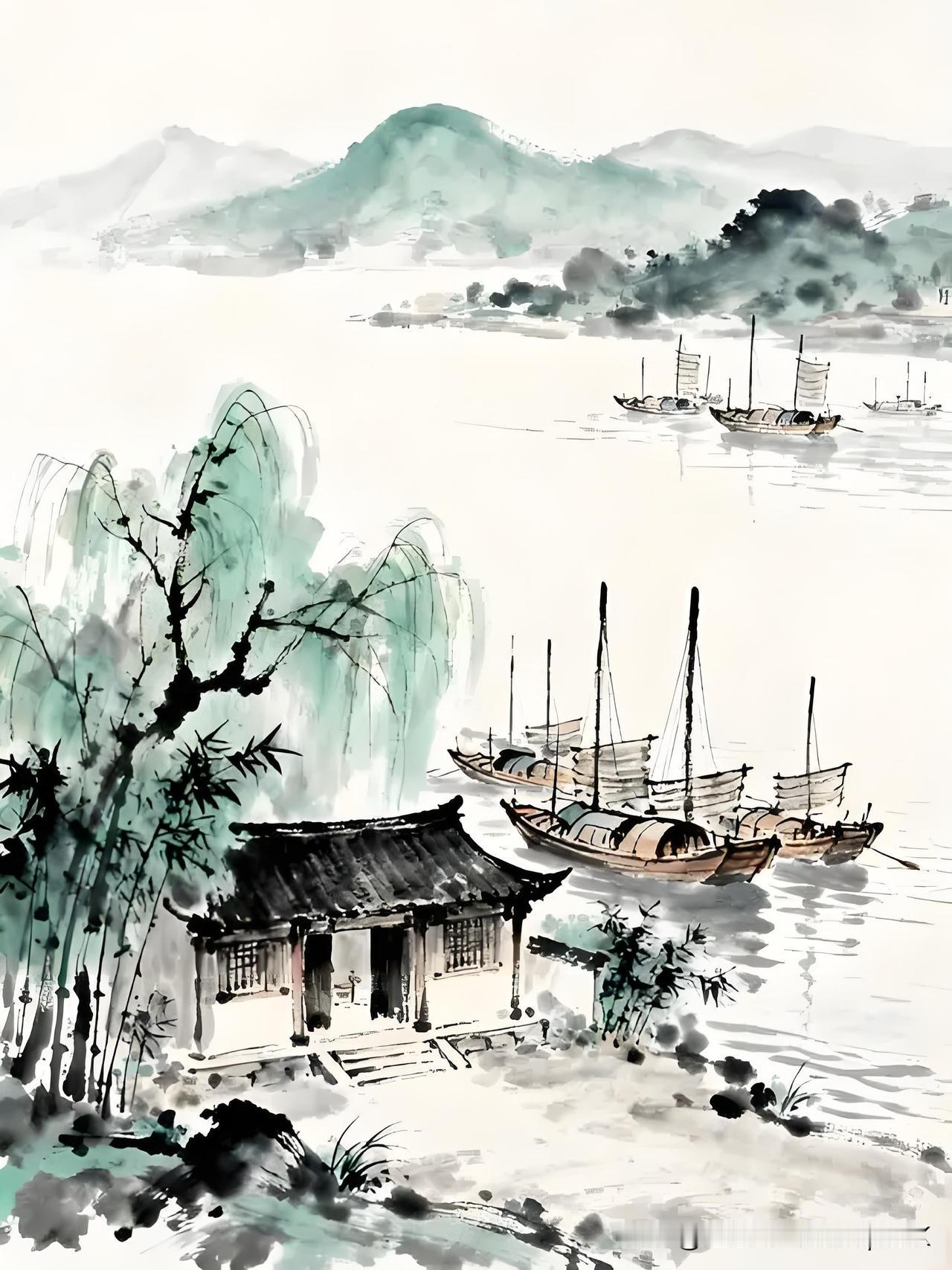 《衡阳舟中》
——宋·戴复古
萧萧风雨送行舟，
小泊垂杨古渡头。
不忍缓行江上路