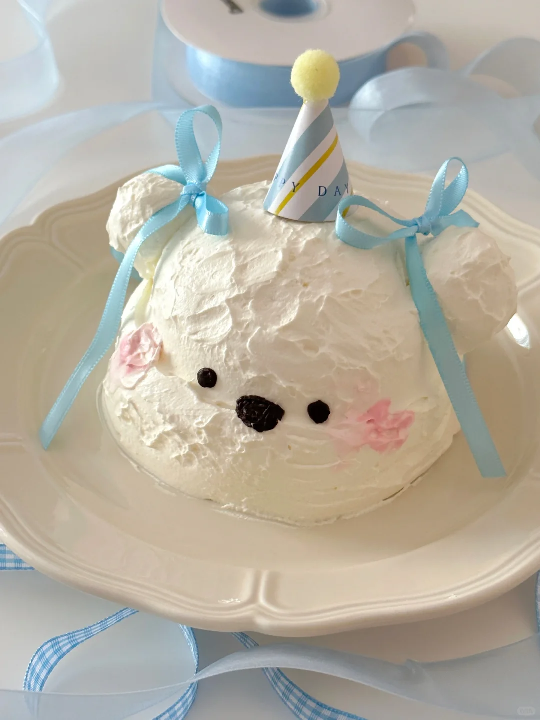 快速版蝴蝶结🎀小狗蛋糕