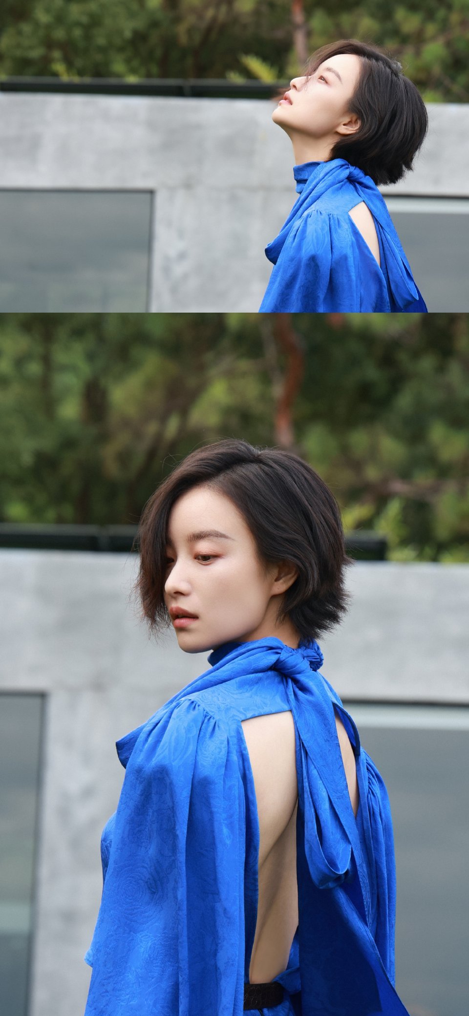 倪妮时装十二月封面花絮时装闭年刊封面大片策划、造型：张申化妆、发型：高建 