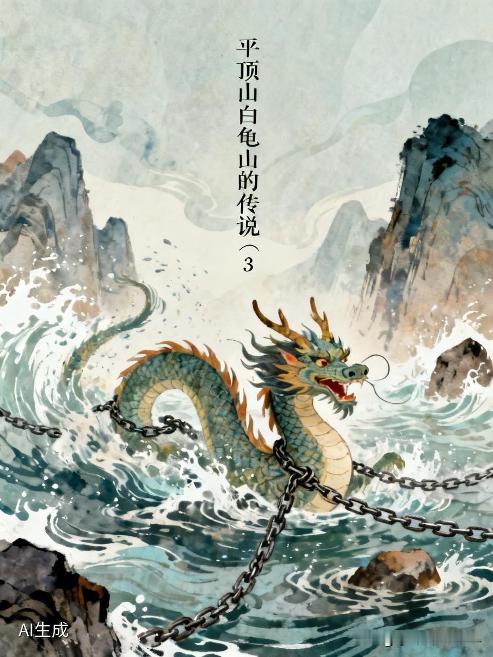 平顶山白龟山的传说（3）上古时候，沙河还不叫沙河，叫滍水。河里住着一条恶蛟龙，脾