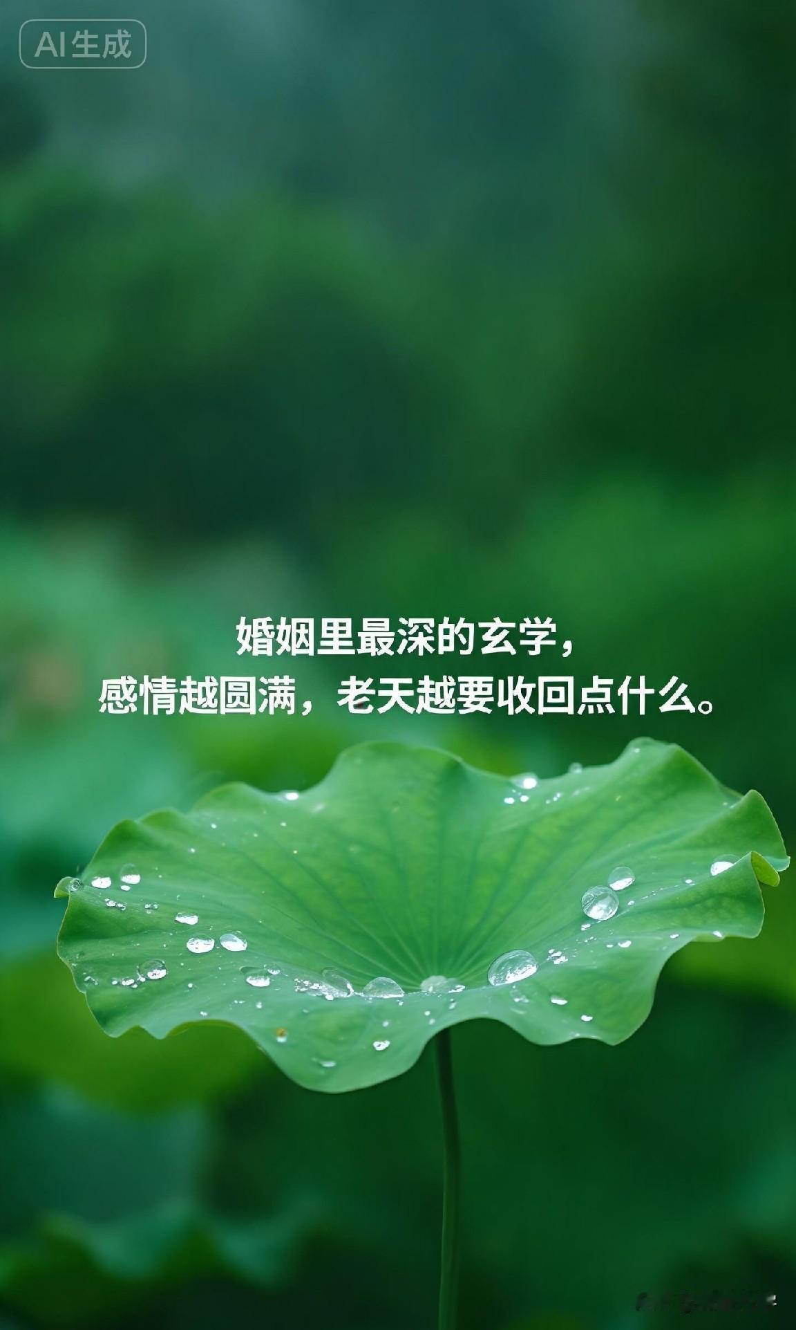 婚姻里最深的玄学，感情越圆满，老天越要收回点什么。

你一定见过这样的夫妻，或者
