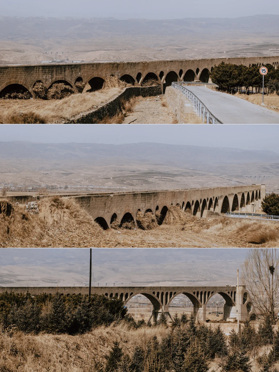 在山西偶遇一处不明建筑，以为是一座断桥