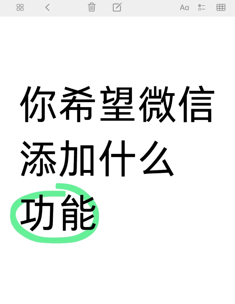 微信 后悔药 什么时候能有朋友圈编辑功能，你希望微信添加什么功能？ ​​​
