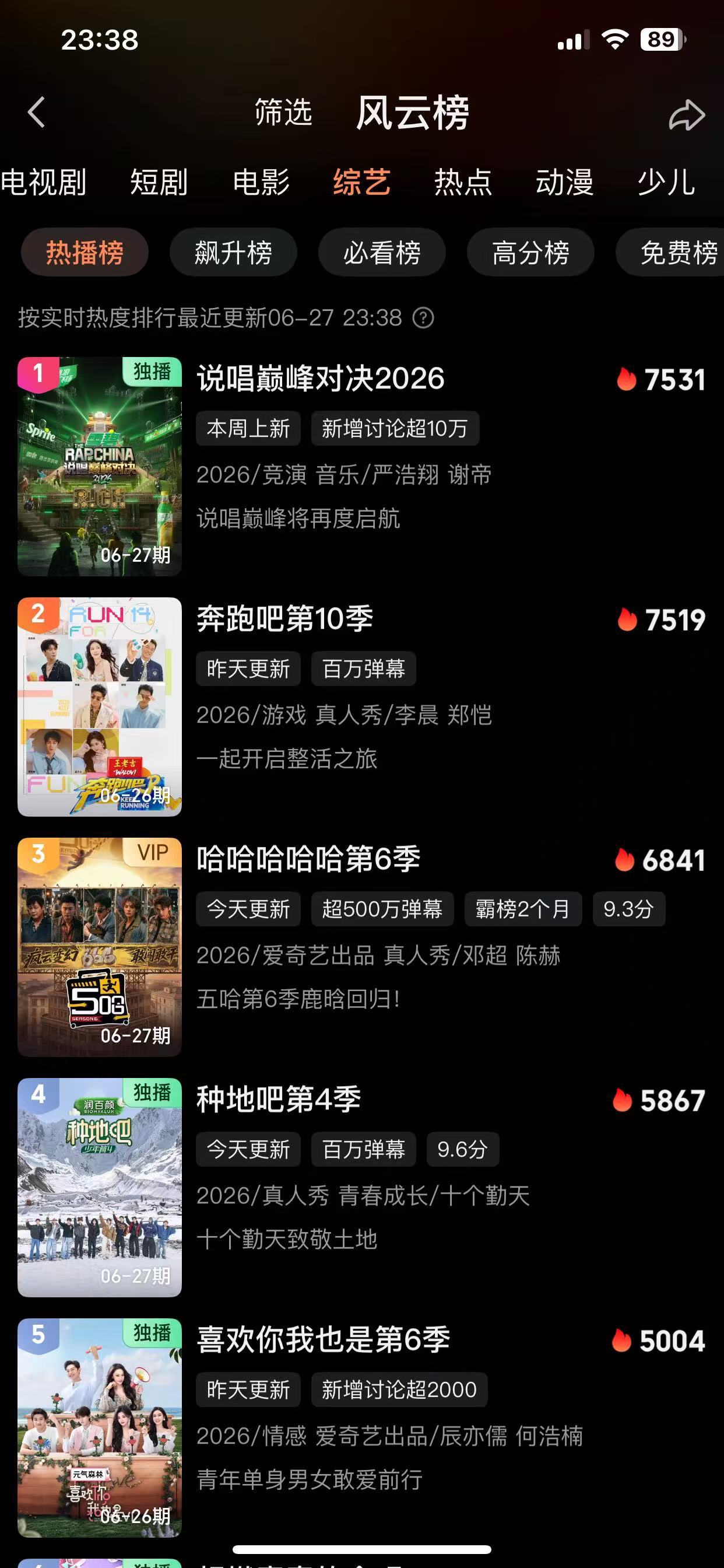 卧槽 ！  拿下！！🏆 继续干🔥 女神们趁热打铁💪🏻严浩翔说唱巅峰对决2
