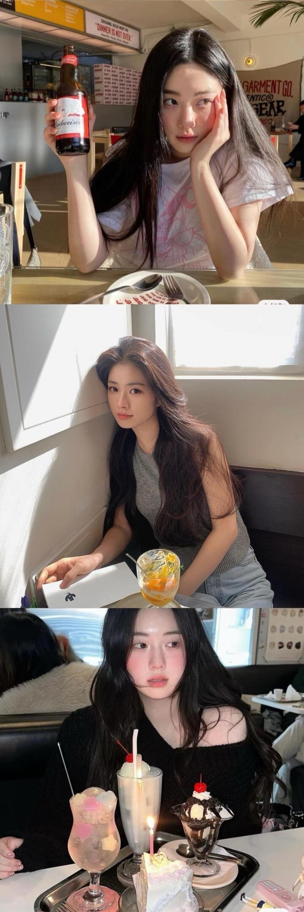 存一些韩式氛围感拍照姿势 