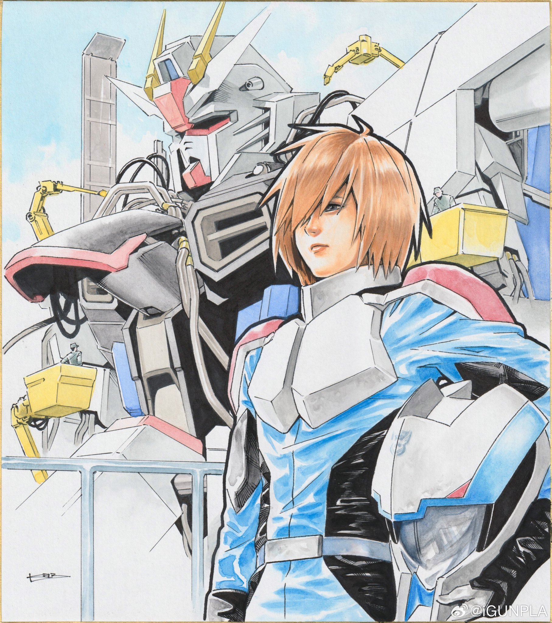 基拉＆自由（via 池田和宏）高达高达seed