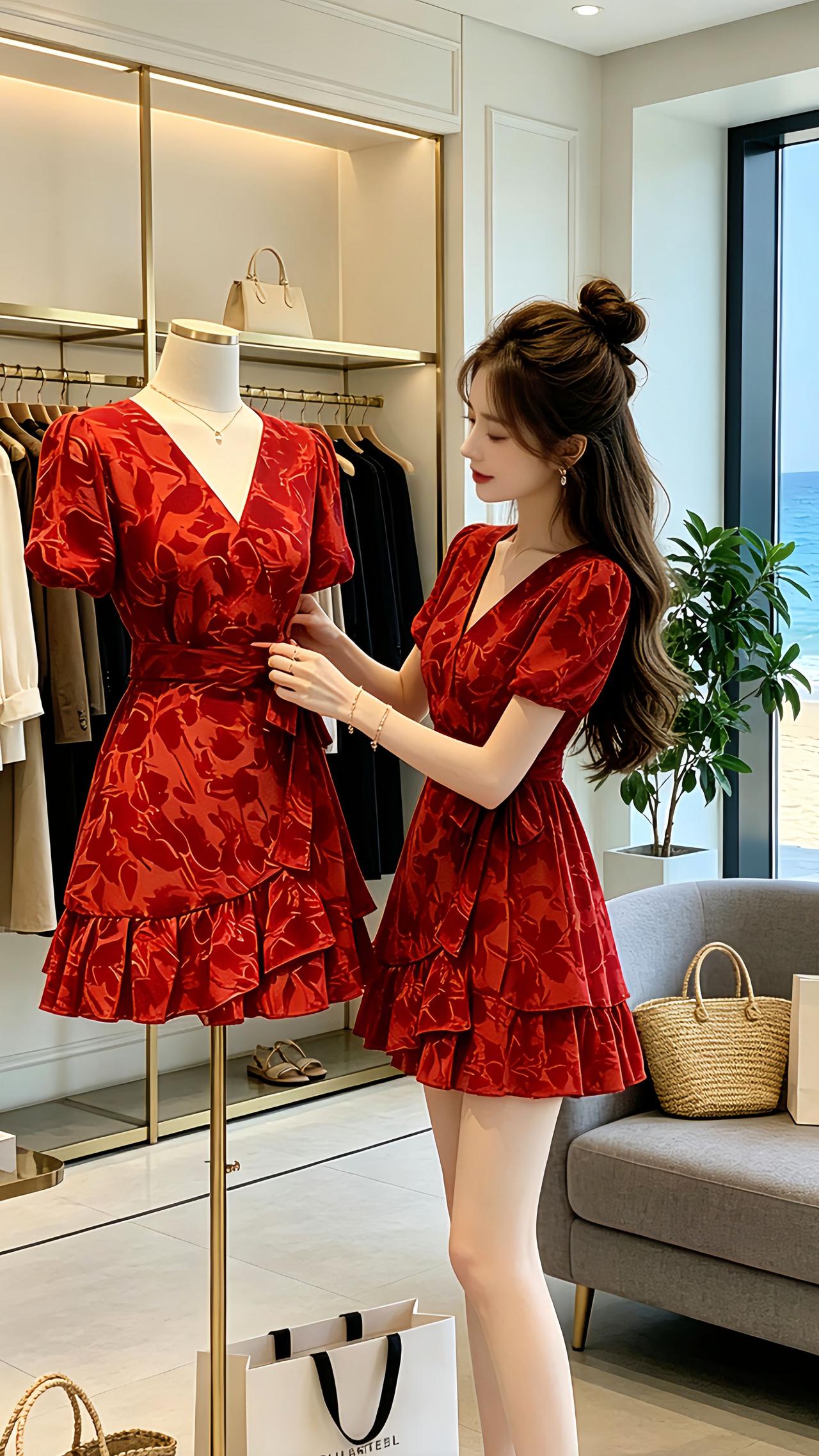 一眼心动的夏季穿搭 穿美裙赴夏日之约 精致女孩夏天少不了裙子 无法拒绝的夏日穿搭