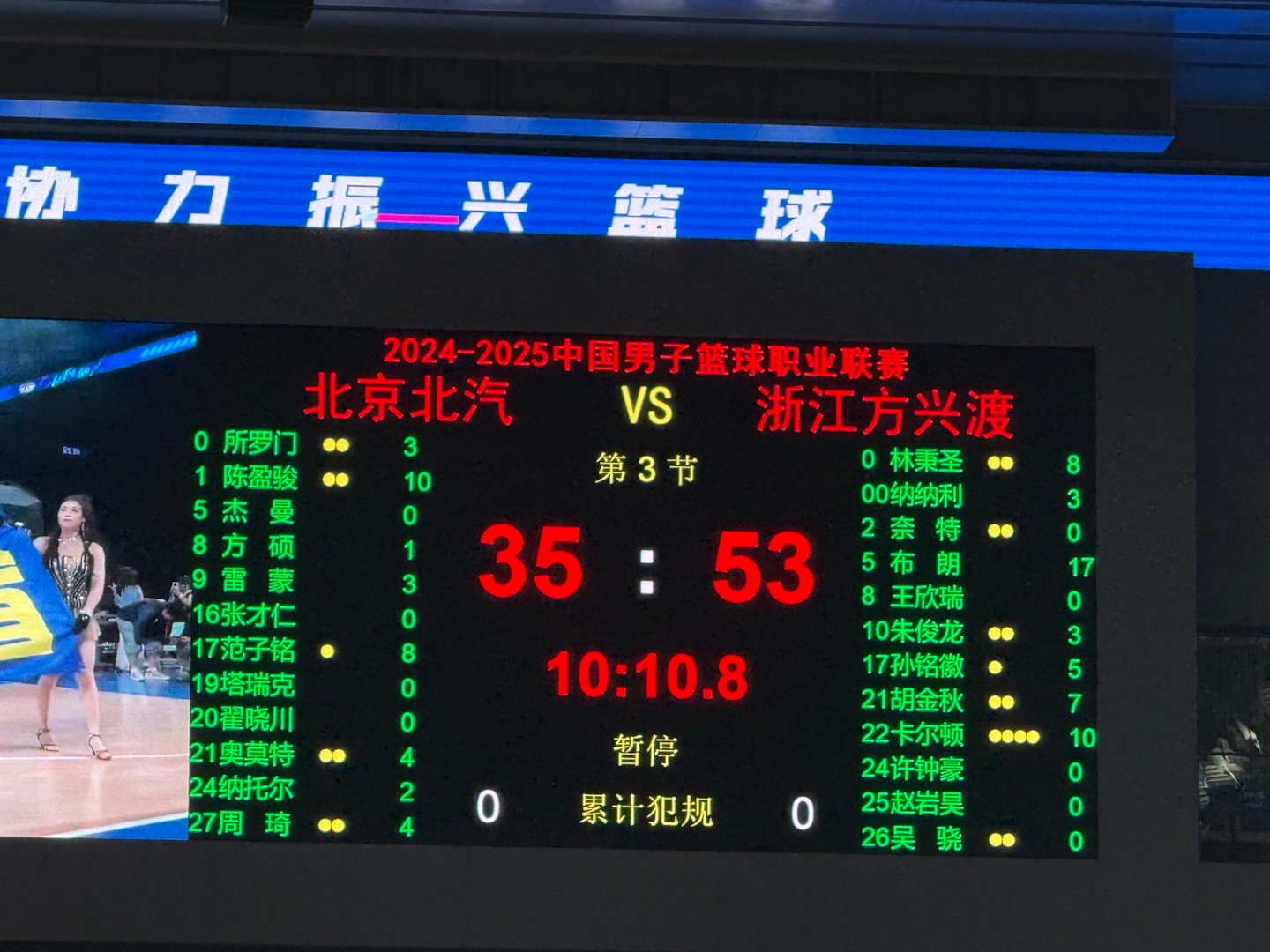 北京首钢[超话]北京男篮vs广厦男篮 北京上半场10失误，三分11中2，投篮31