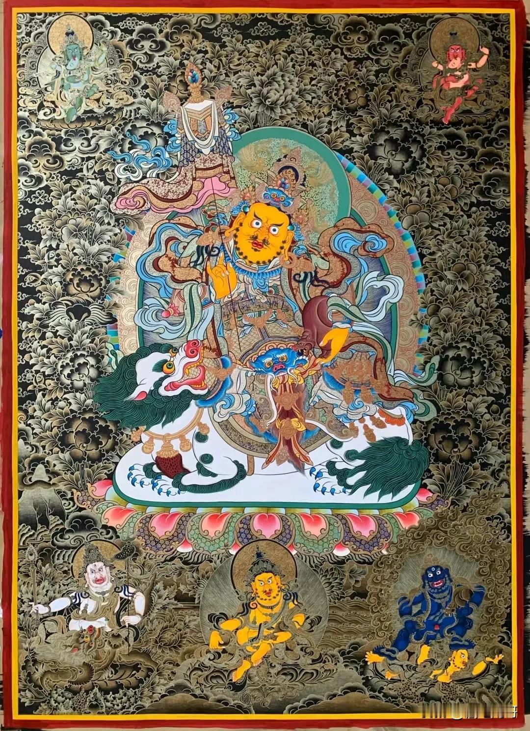 财宝天王和五方财神[合十]