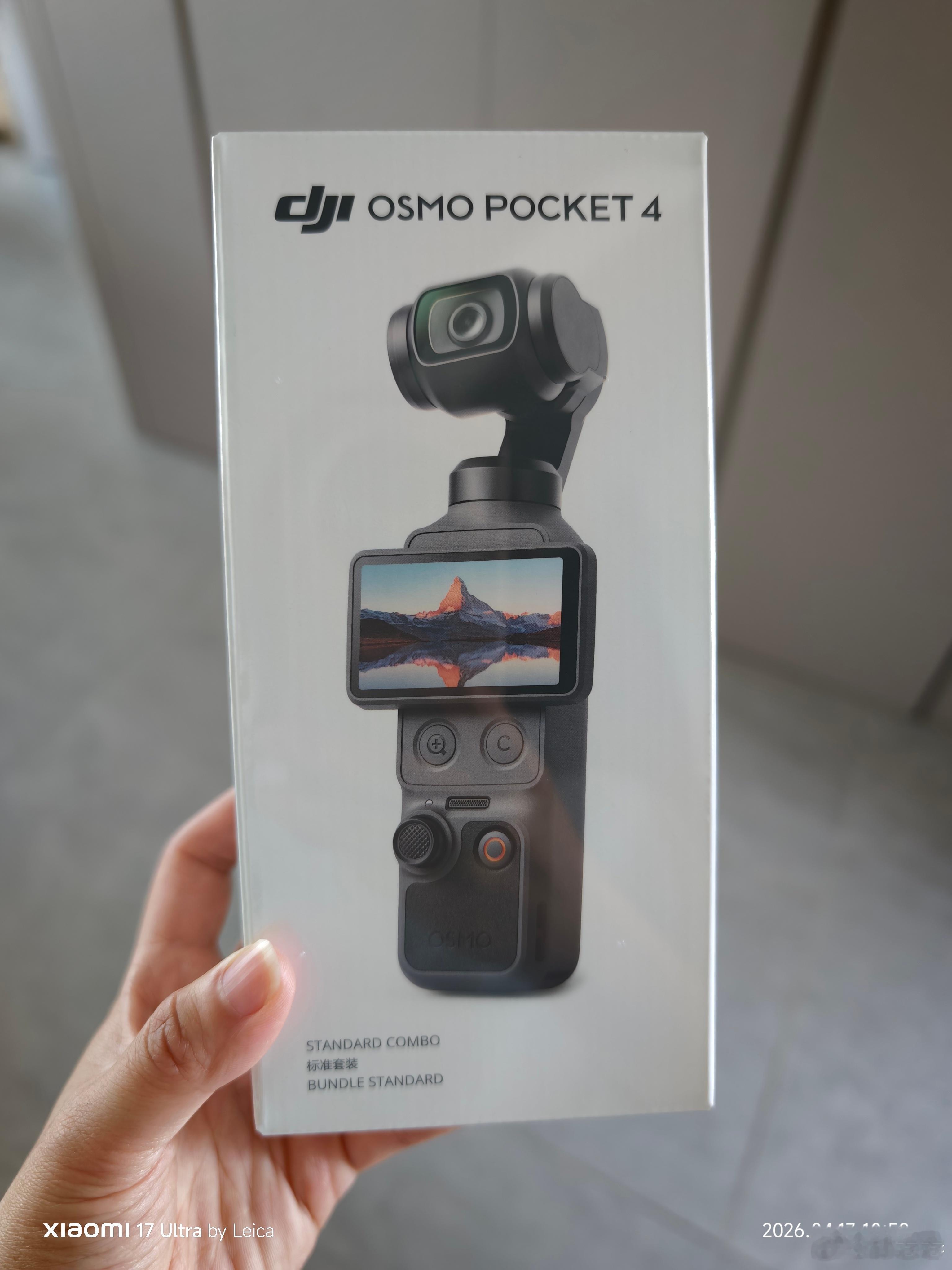 我的大疆Pocket4到货啦……大疆大疆pocket4付卷卷