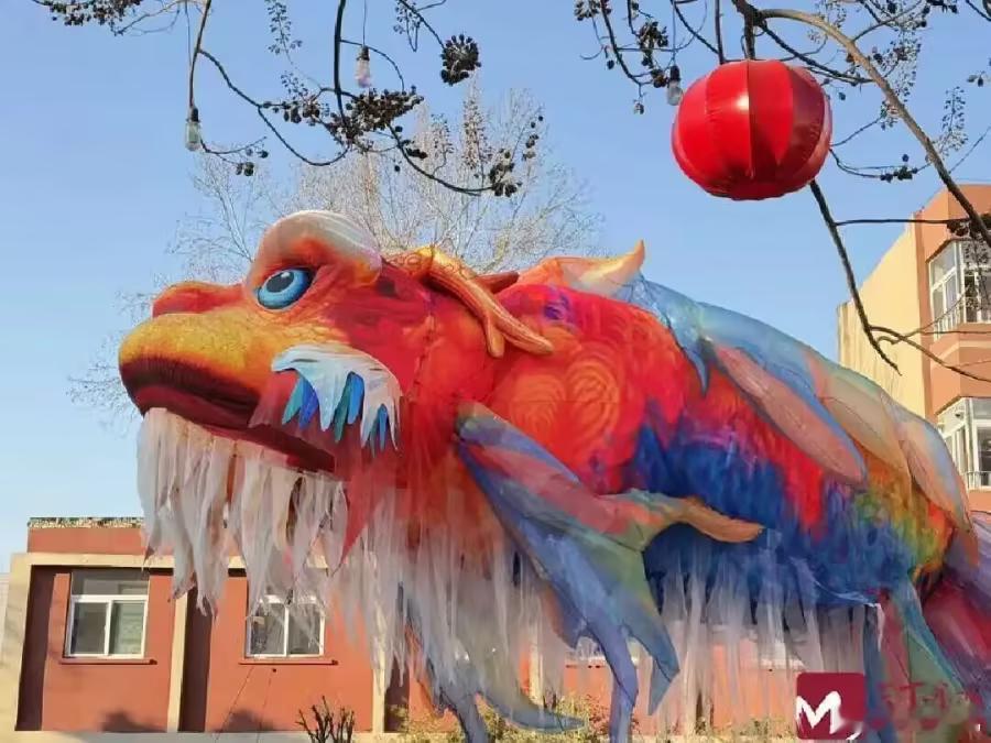 济南鳌鱼飞走了太有节目了，一遇风云便化龙！ 