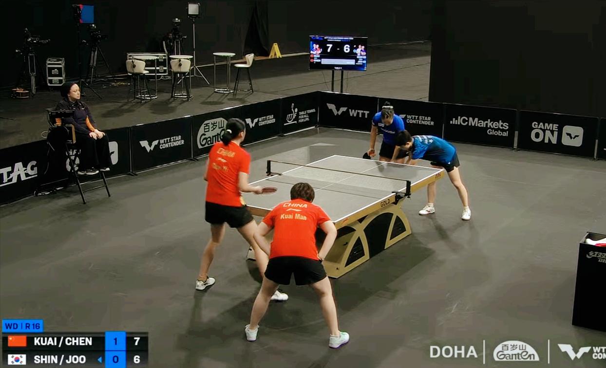 我去！蒯曼/陈熠3:11申裕斌/朱芊曦

四人年龄相近，
未来是主要对手，
申裕