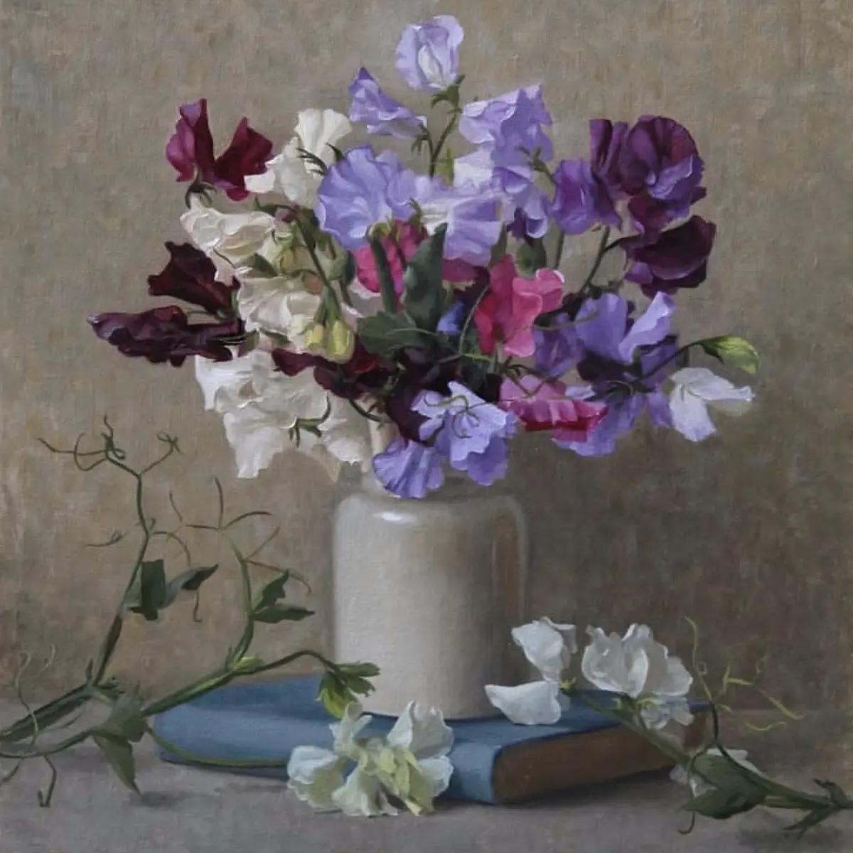 一花一世界，一画一安然。

画家：Henrietta Abel Smith