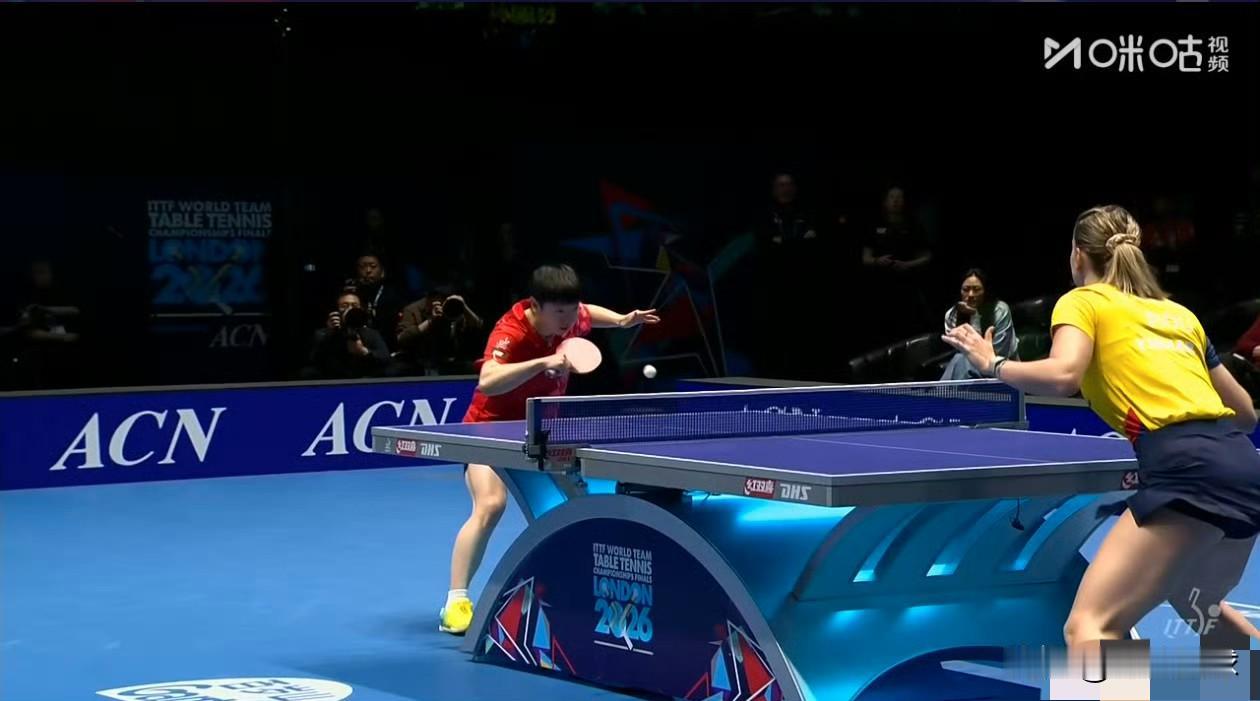 国乒女团首战告捷，3-0 横扫罗马尼亚。
刚结束的2026伦敦世界乒乓球团体锦标