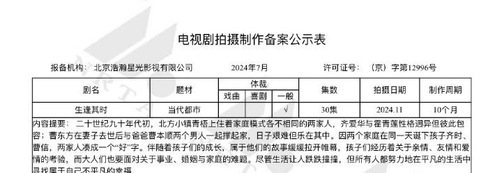 喔！！ 关晓彤  要和刘琳、郭涛、郭晓东一起拍生活年代剧，全是实力演员啊！！这是