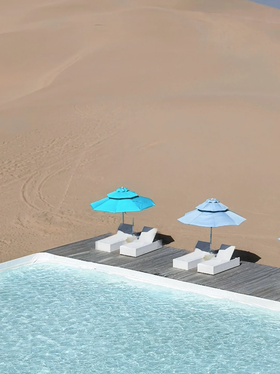 国内也有绝美沙漠泳池！就在北京周边内蒙古