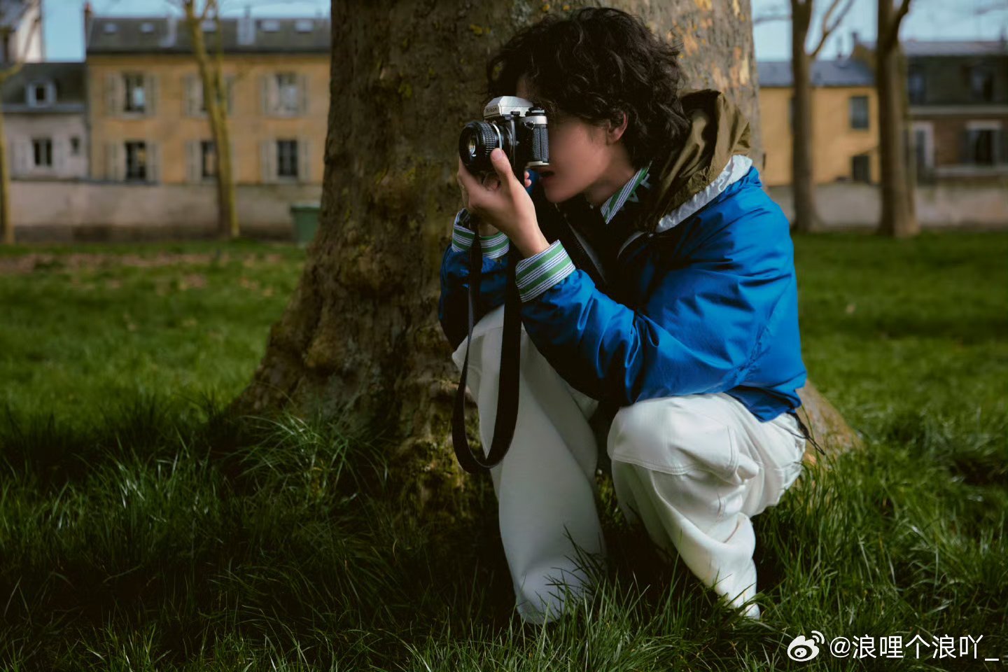 duang大一只王一博，蹲着才这么一点 