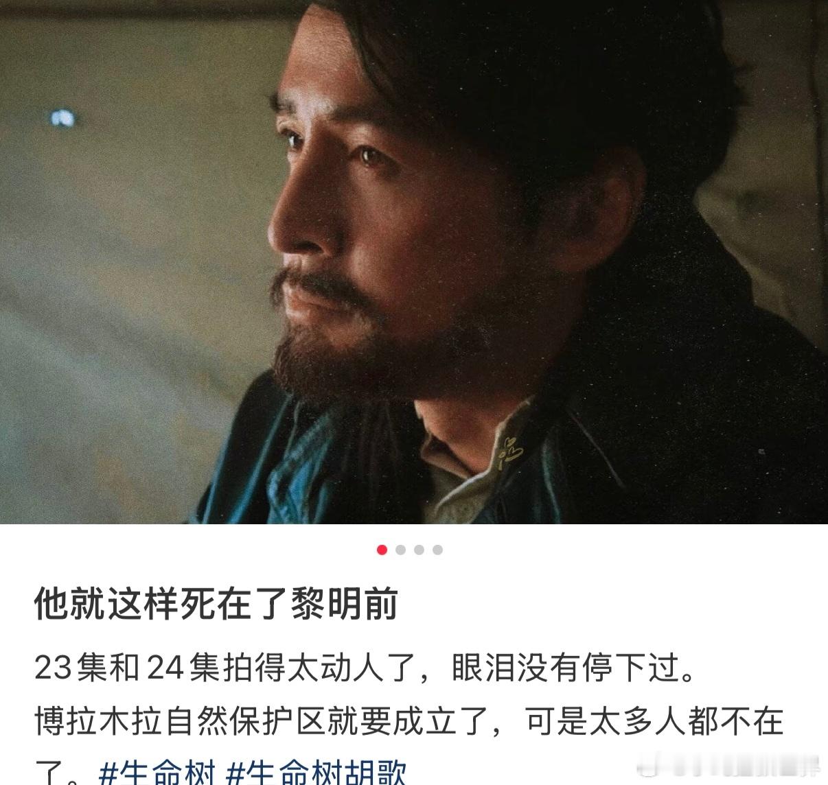 生命树最讽刺的一幕电视剧生命树生命树最狠的不是牺牲，是让英雄拼尽一切，却不配拥有