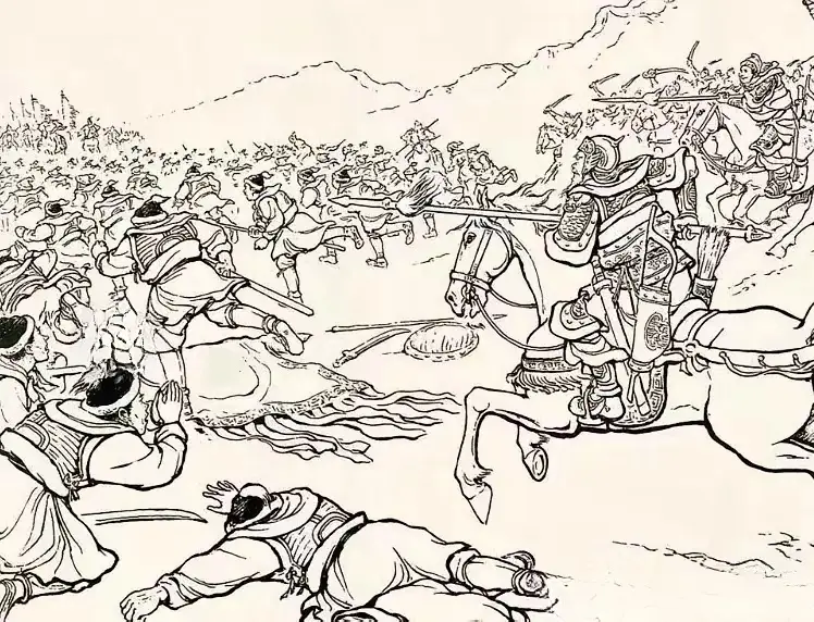 百闻不如一见，百见不如一干。这些士卒久闻这员大将威名，今天终得一见发现...