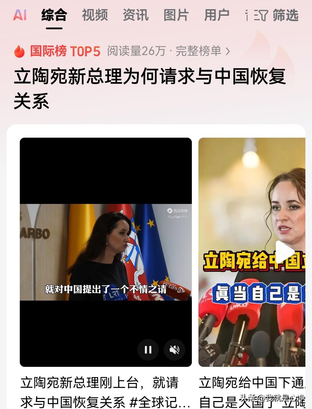 立陶宛这个新上的美女总理，完全是把撒娇绝学用到了极致！她娇嗔一声，向着中国喊话！