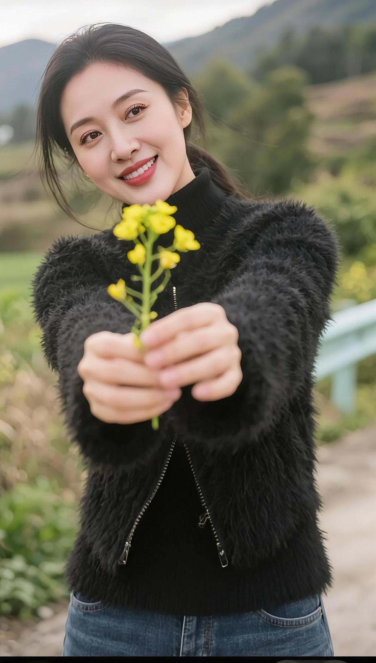 AI山野生活照 随变ai随便玩 神仙妆容 轻松拿捏伪素颜淡妆 初恋脸